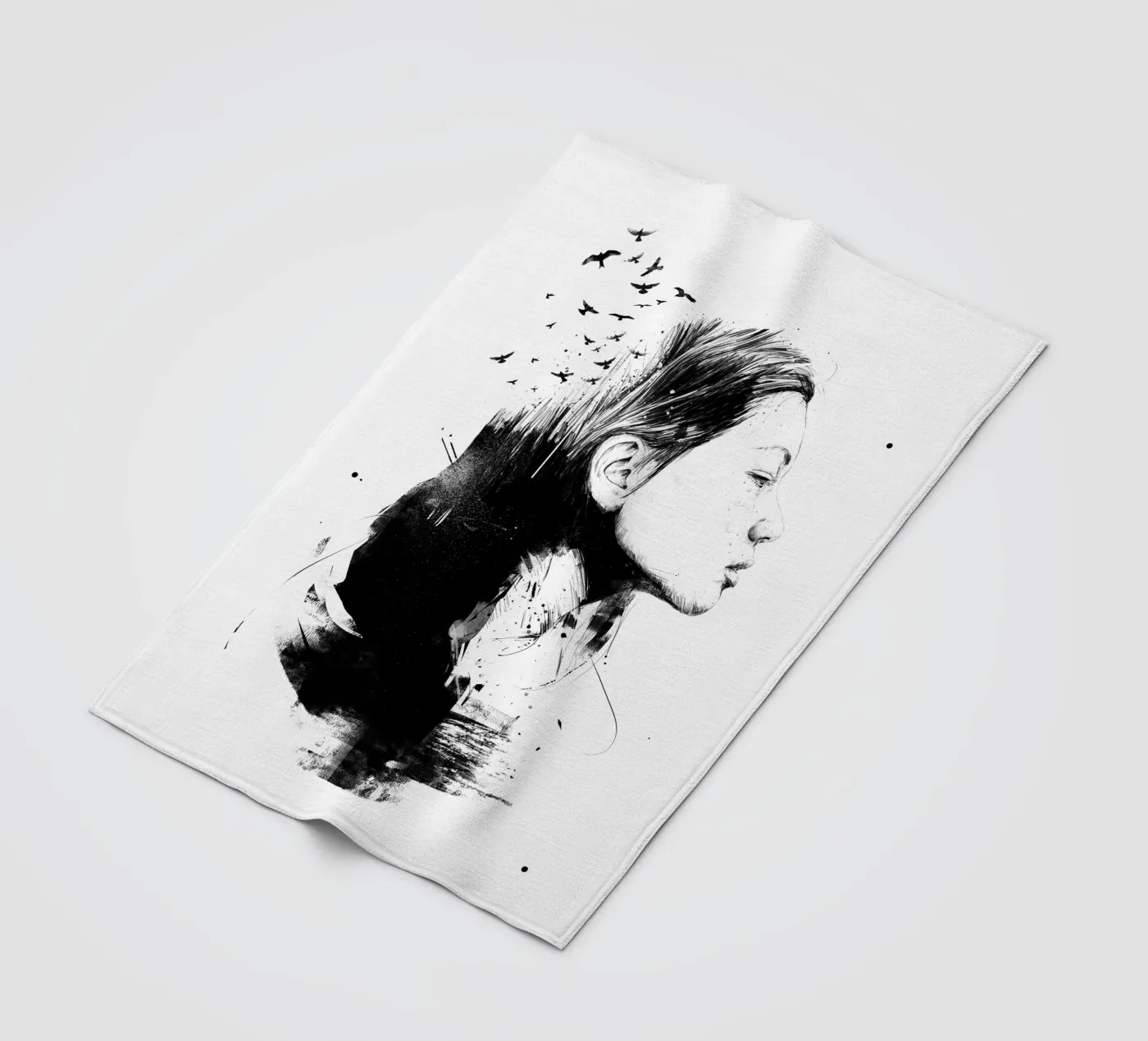 Open your mind Fleecedecke von Balazs Solti