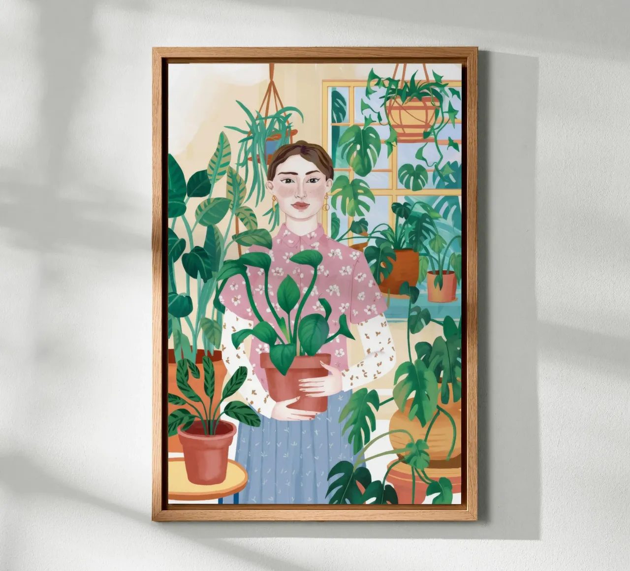 Plant Lover's Glow canvas by Arcane Shade