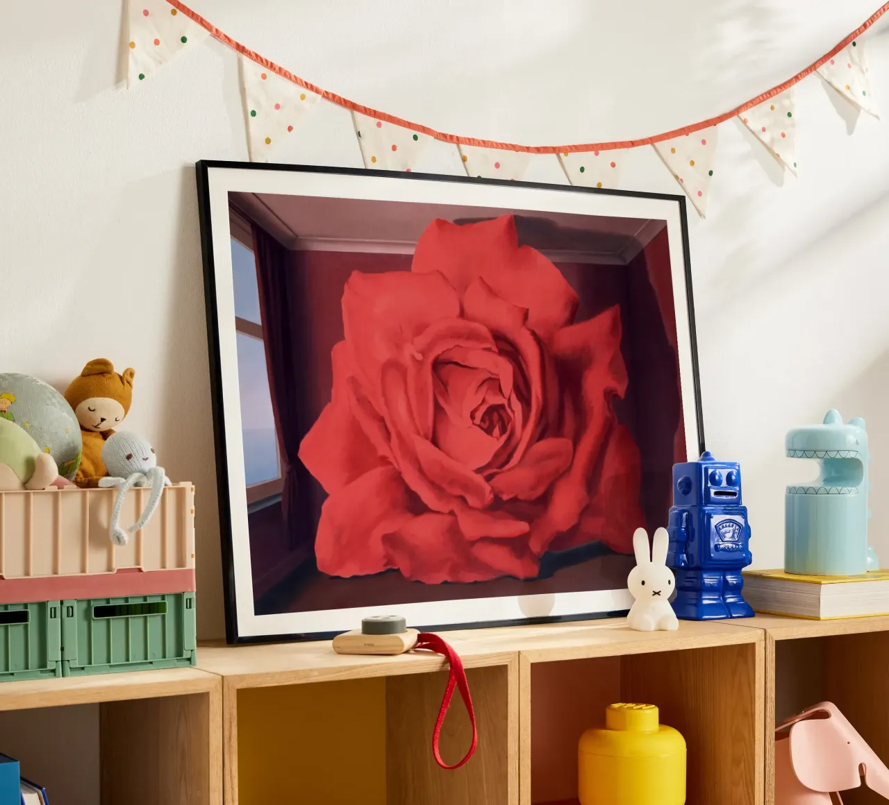Le Tombeau des Lutteurs La tomba dei lottatori Magritte poster con telaio in alluminio da Classic Art Prints