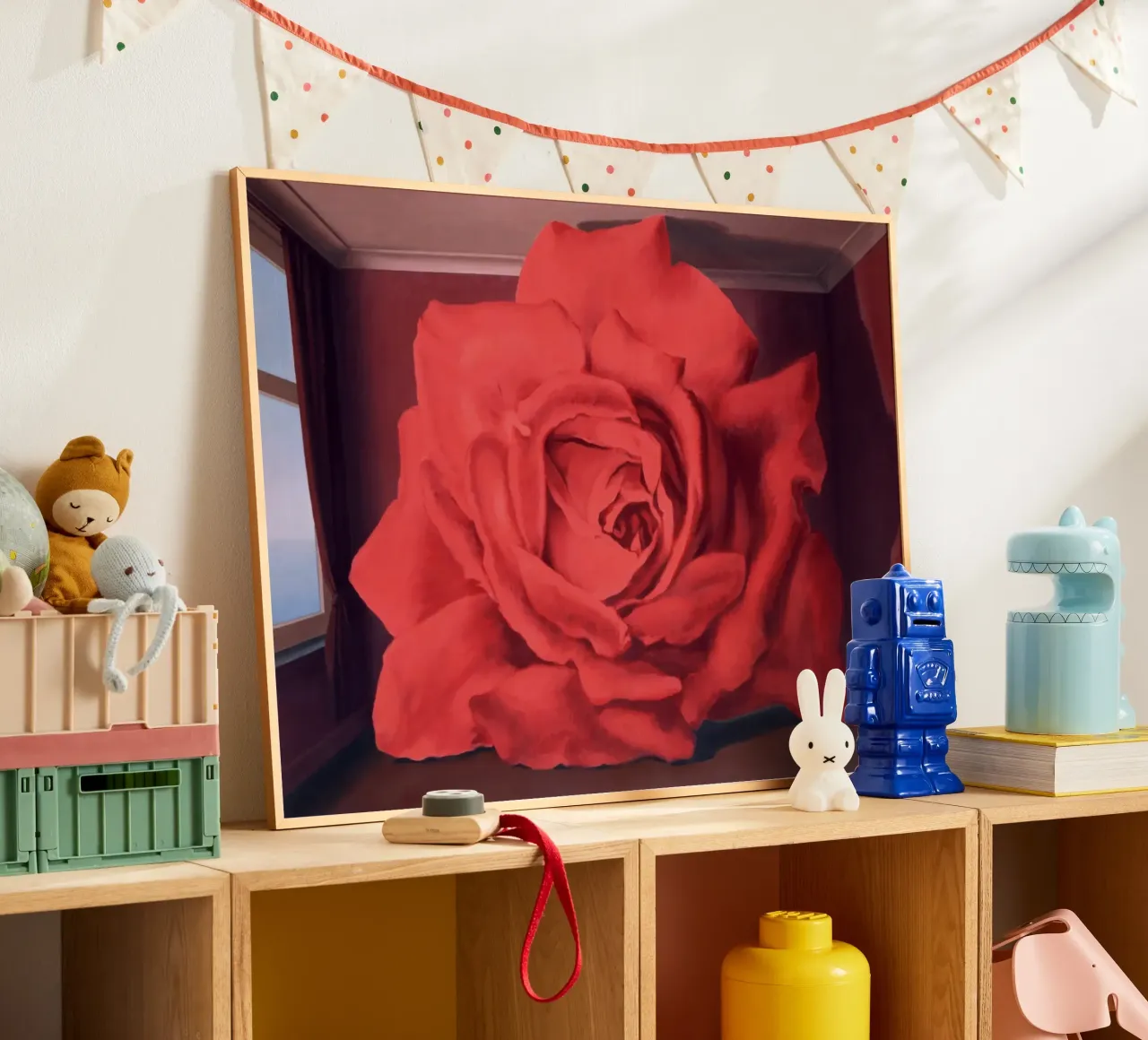 Le Tombeau des Lutteurs La tomba dei lottatori Magritte poster con telaio in alluminio da Classic Art Prints