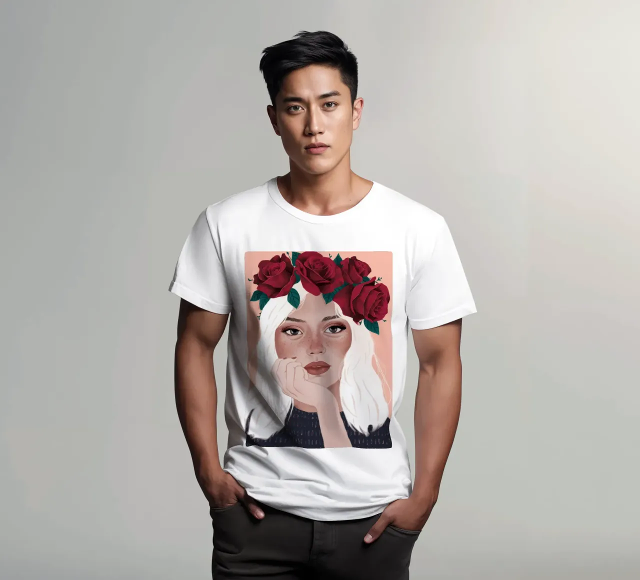 Riflesso della corona di rose t-shirt da Arcane Shade