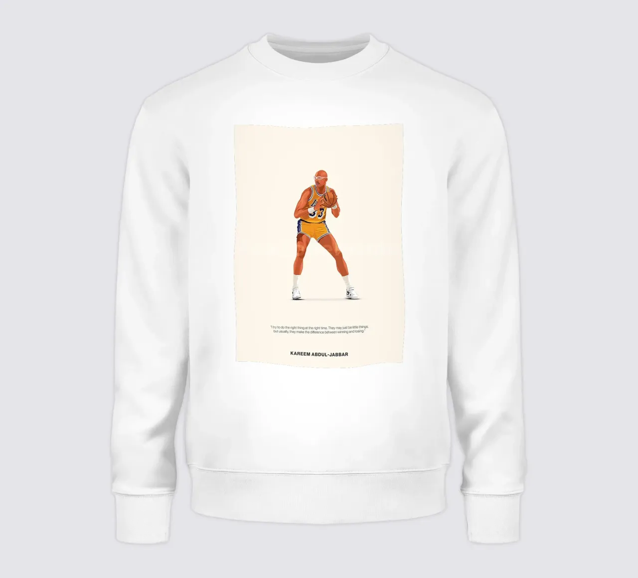 Kareem Abdul-Jabbar felpa da Attaboy Dsgn