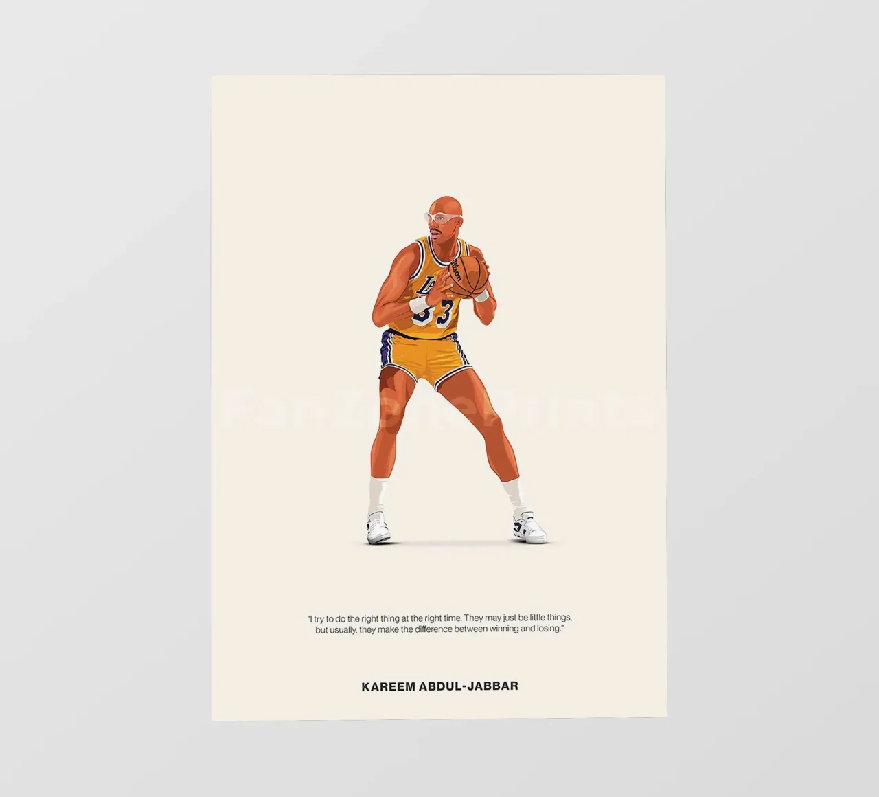 Kareem Abdul-Jabbar pellicola backlit da Attaboy Dsgn