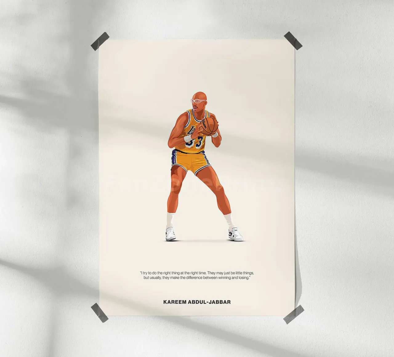 Kareem Abdul-Jabbar poster da Attaboy Dsgn