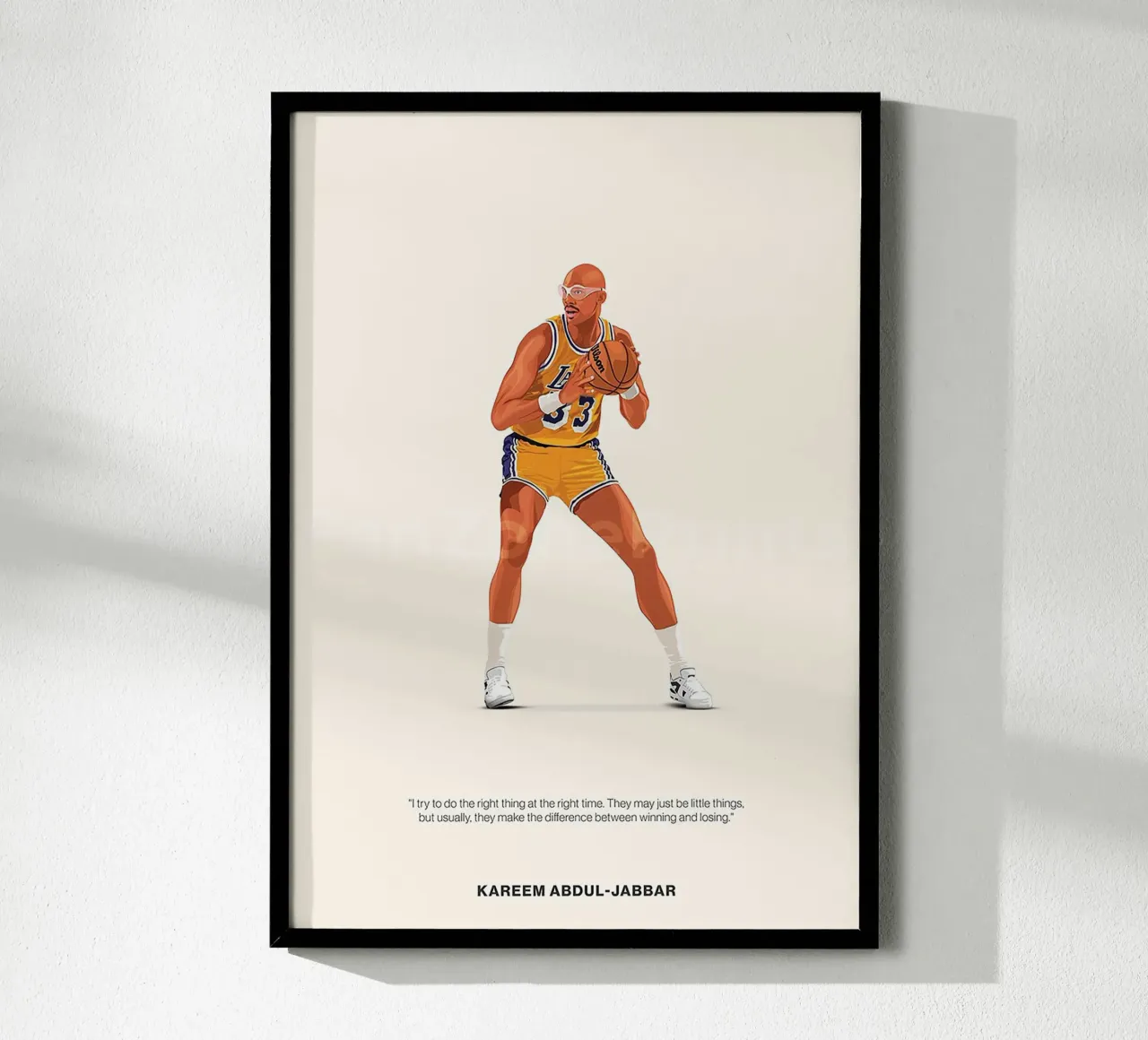 Kareem Abdul-Jabbar poster da Attaboy Dsgn