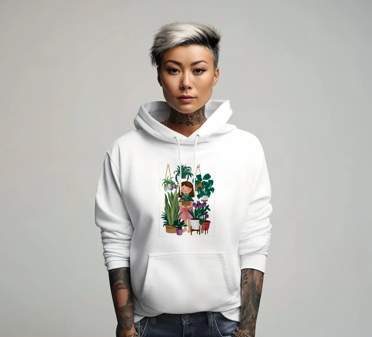 Meraviglia botanica giocosa felpa con cappuccio da Arcane Shade