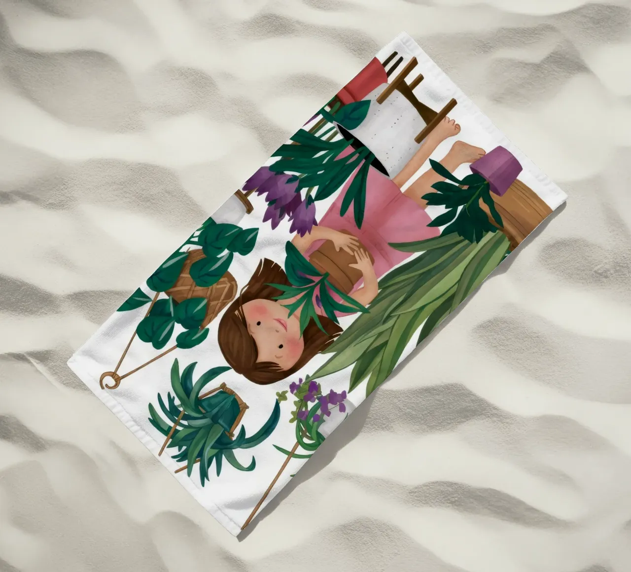 Meraviglia botanica giocosa telo mare da Arcane Shade