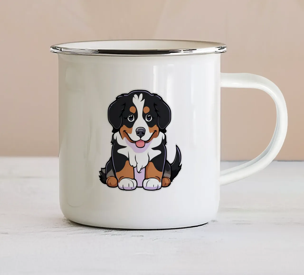 Süß, Süßer, am Süßesten #24 Emaille Tasse von Yumis.Beargang.and.Me