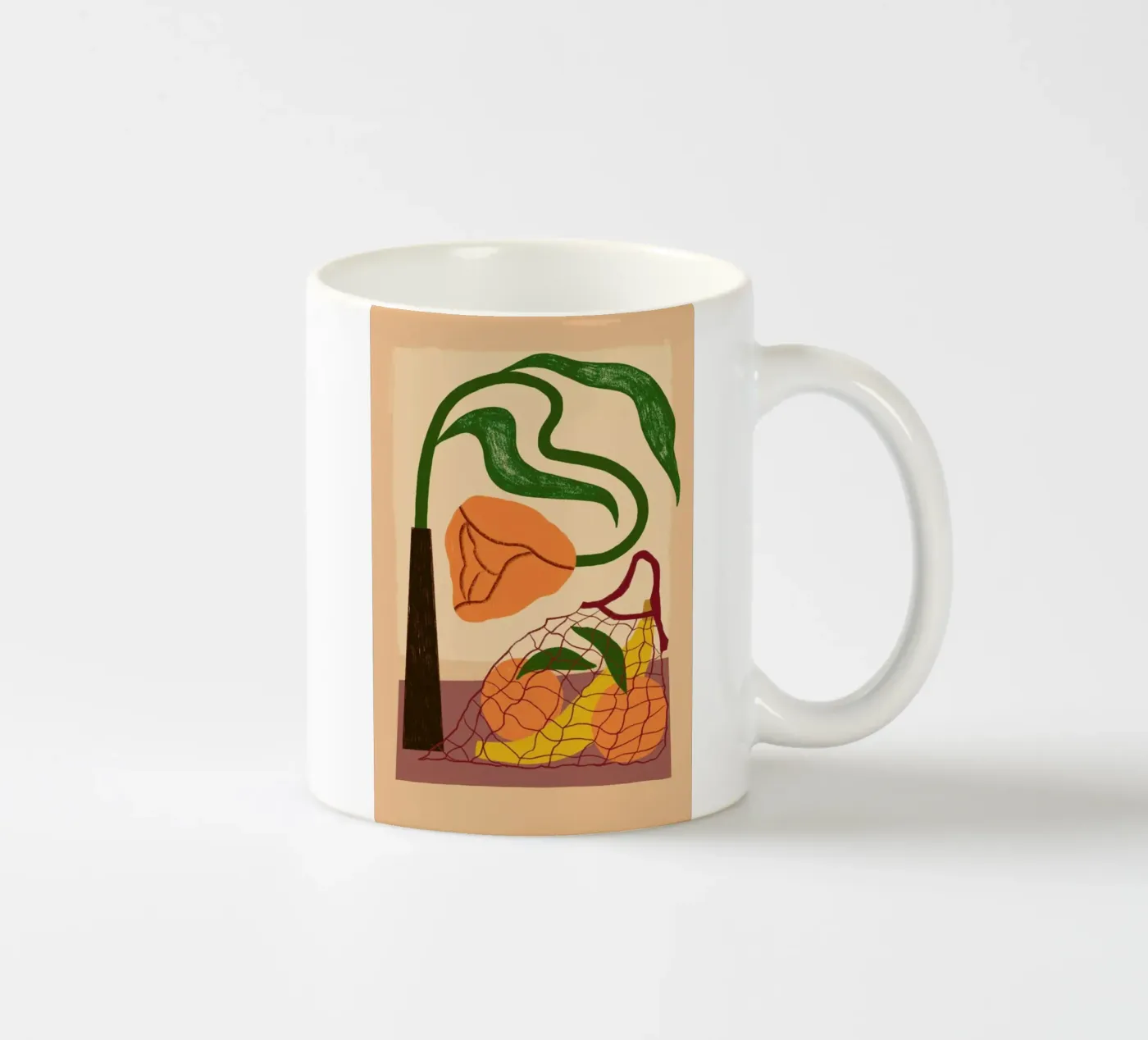 Networking ceramic mug by Pure