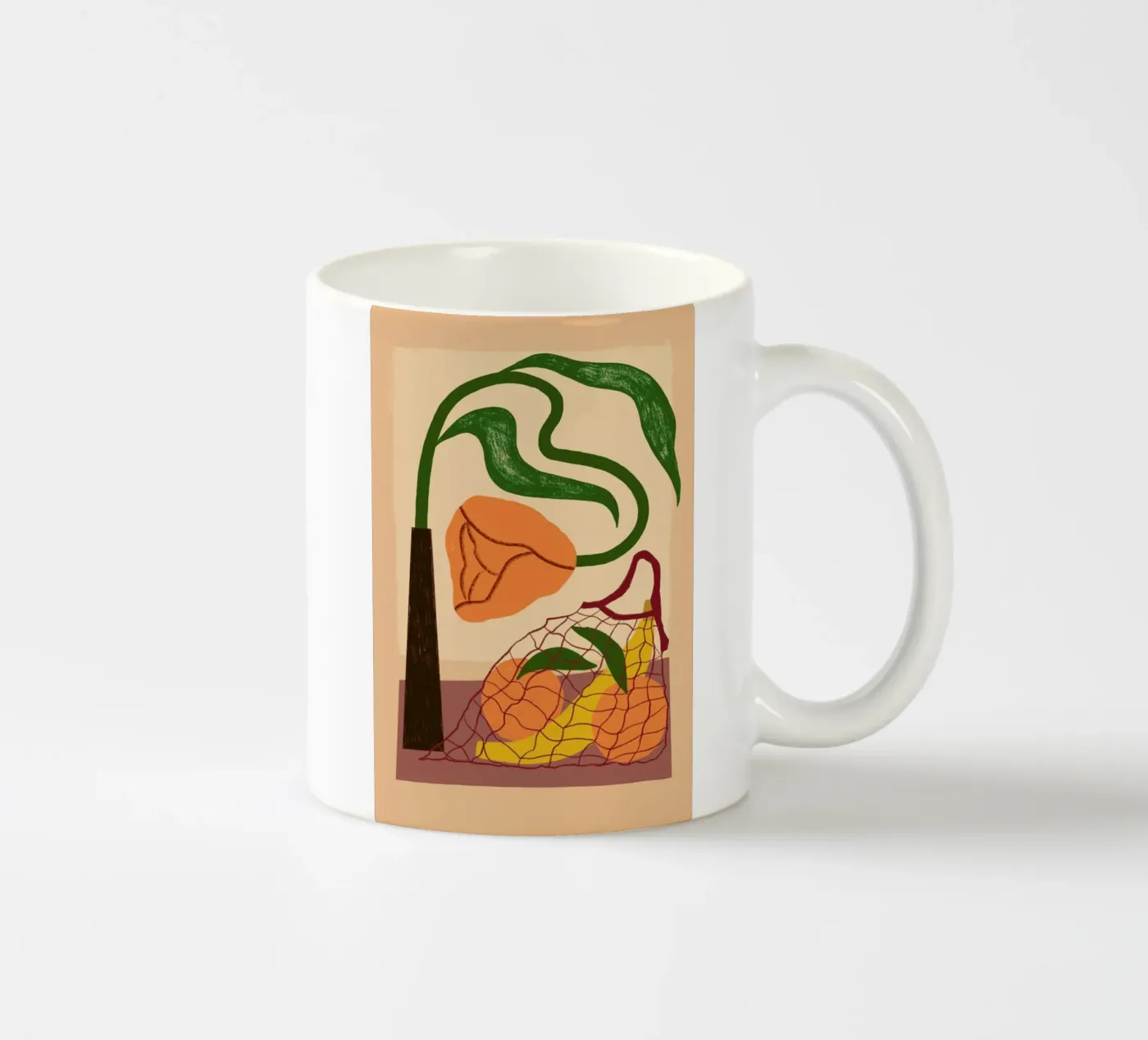 Networking ceramic mug by Pure