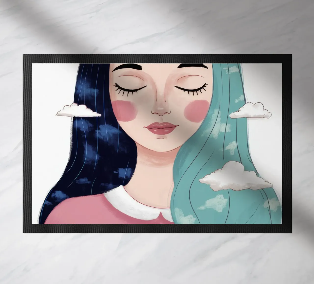 Cloudhead Quietude doormat by Arcane Shade