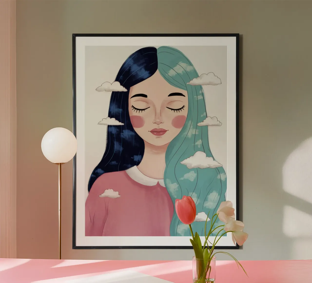 Wolkenkopf Quietude Poster von Arcane Shade