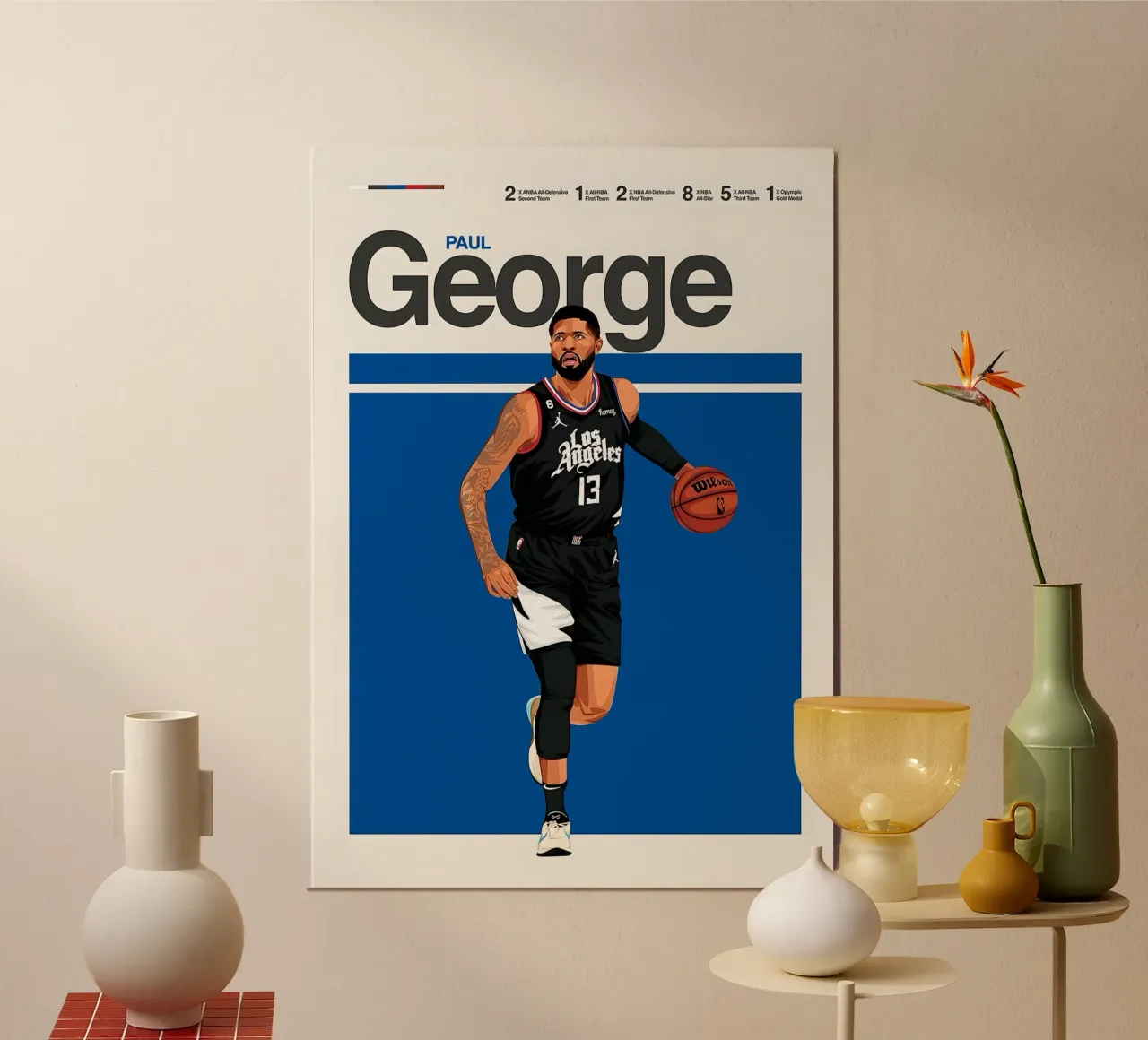 Paul George poster da Attaboy Dsgn