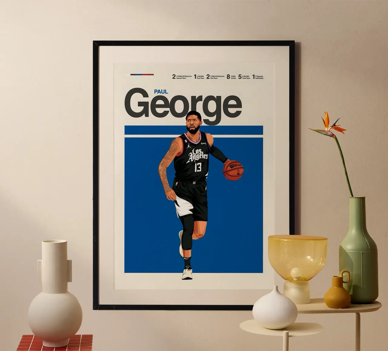 Paul George poster da Attaboy Dsgn