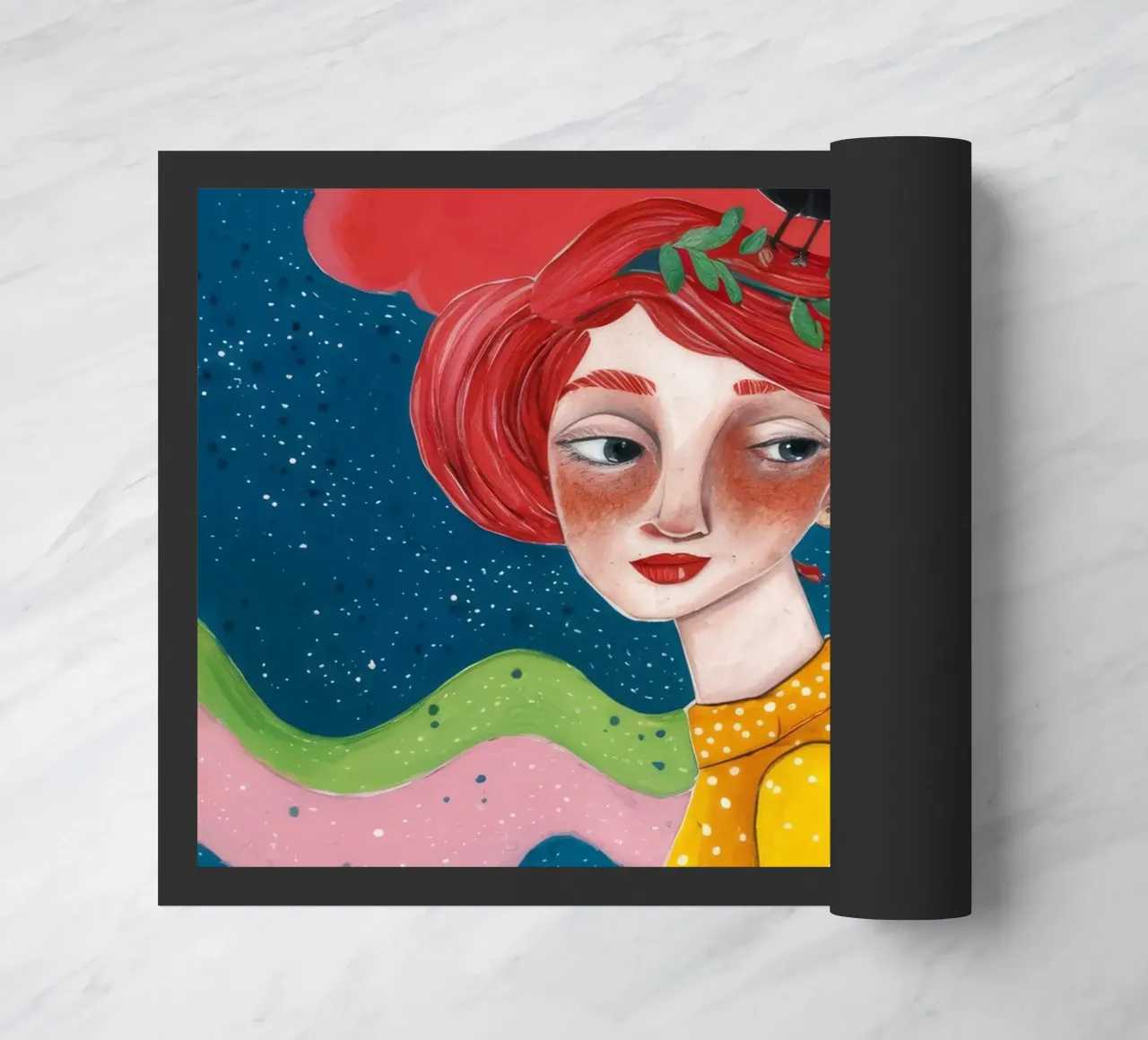 Fiore rosso cosmico zerbino da Arcane Shade