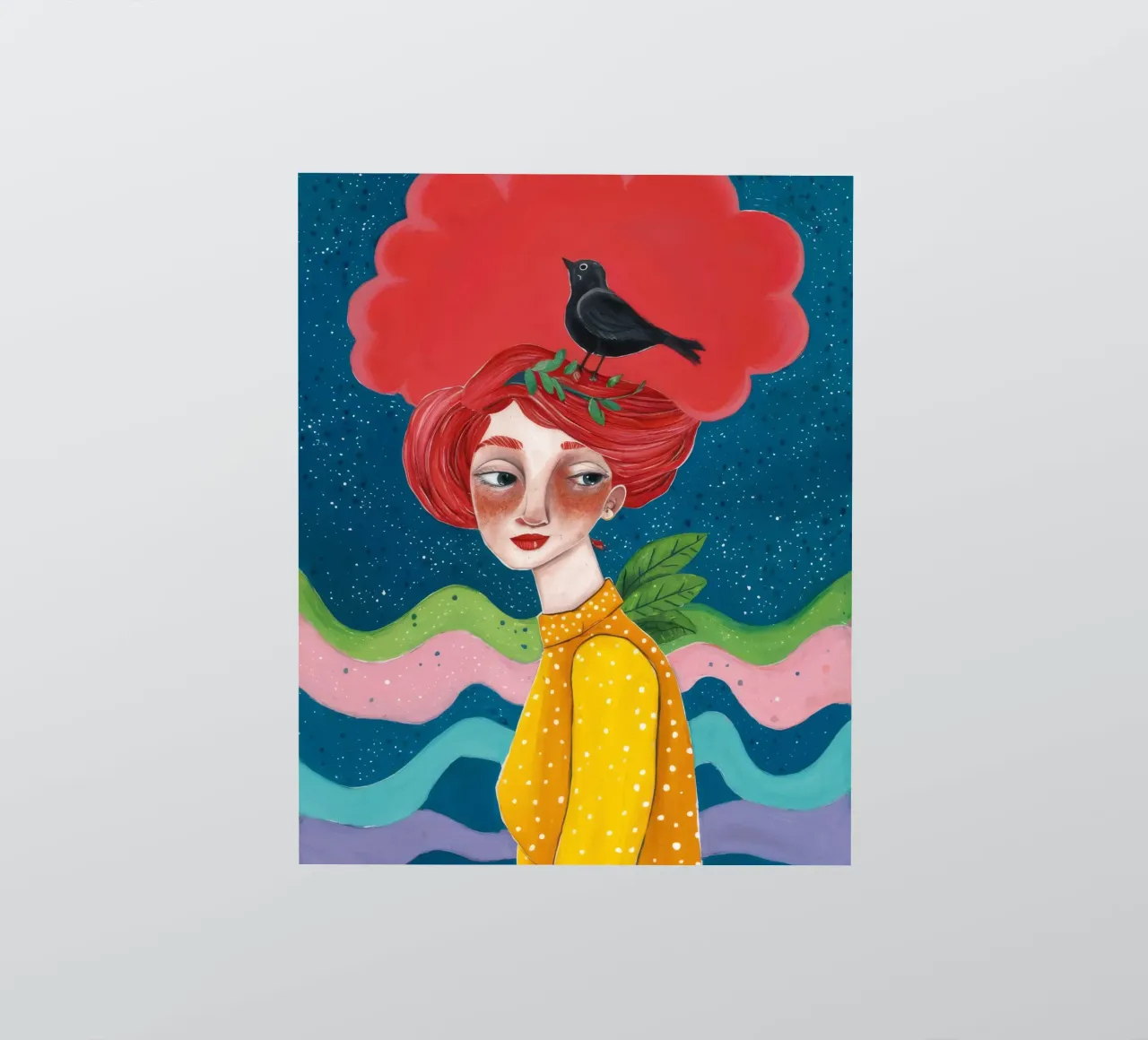 Cosmic Red Bloom sticker by Arcane Shade