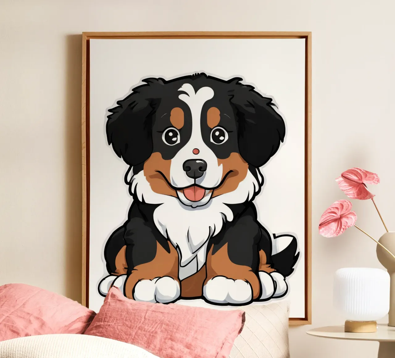 Liefste, liefste, liefste #27 canvas met Baklijst van Yumis.Beargang.and.Me