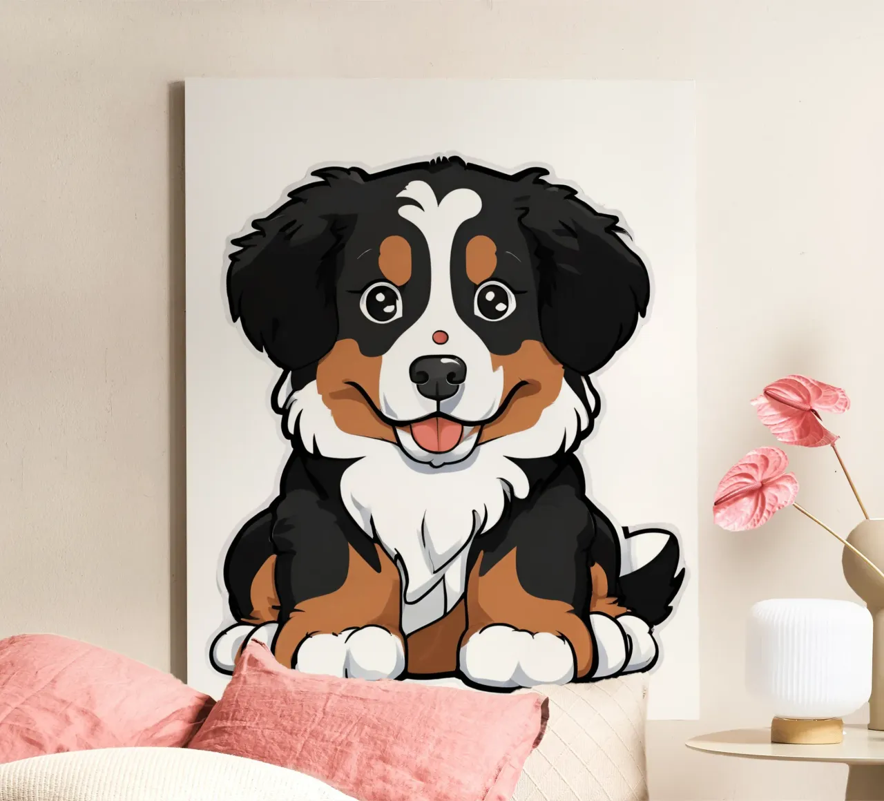 Liefste, liefste, liefste #27 canvas met Baklijst van Yumis.Beargang.and.Me
