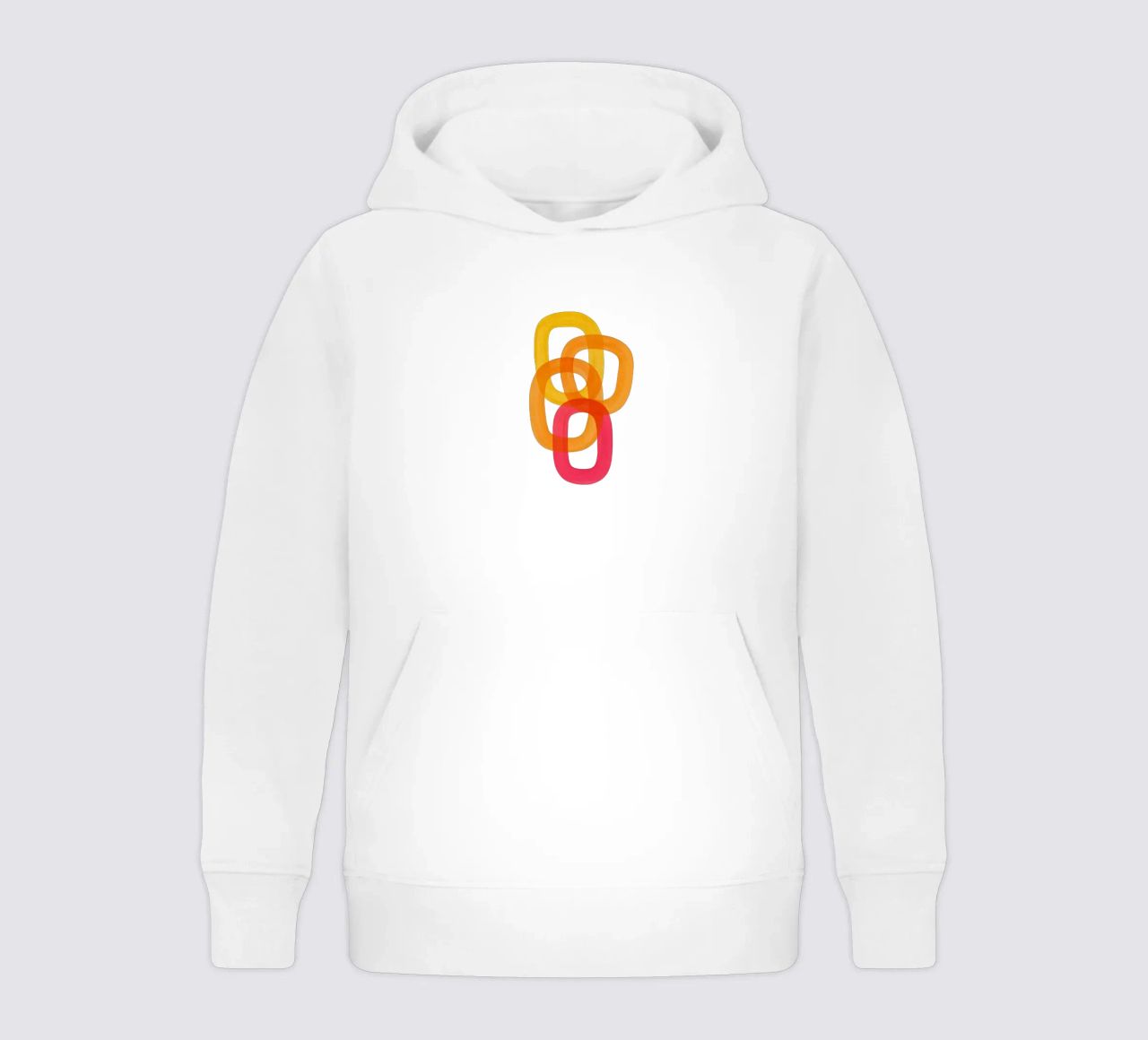 Solar Loops - Flow Form Series felpa bambino con cappuccio da SMPLE