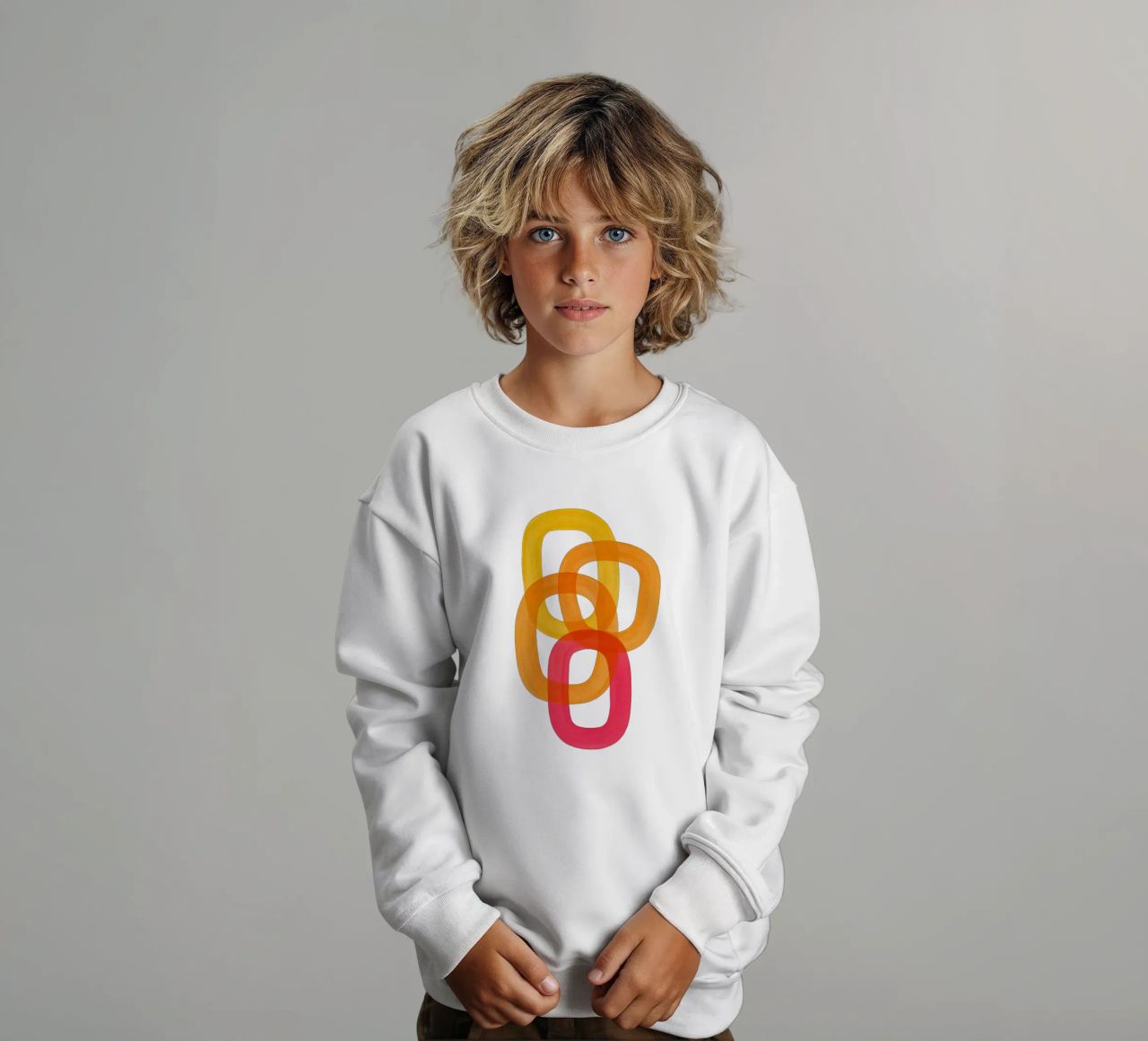 Solar Loops - Flow Form Series felpa bambino da SMPLE
