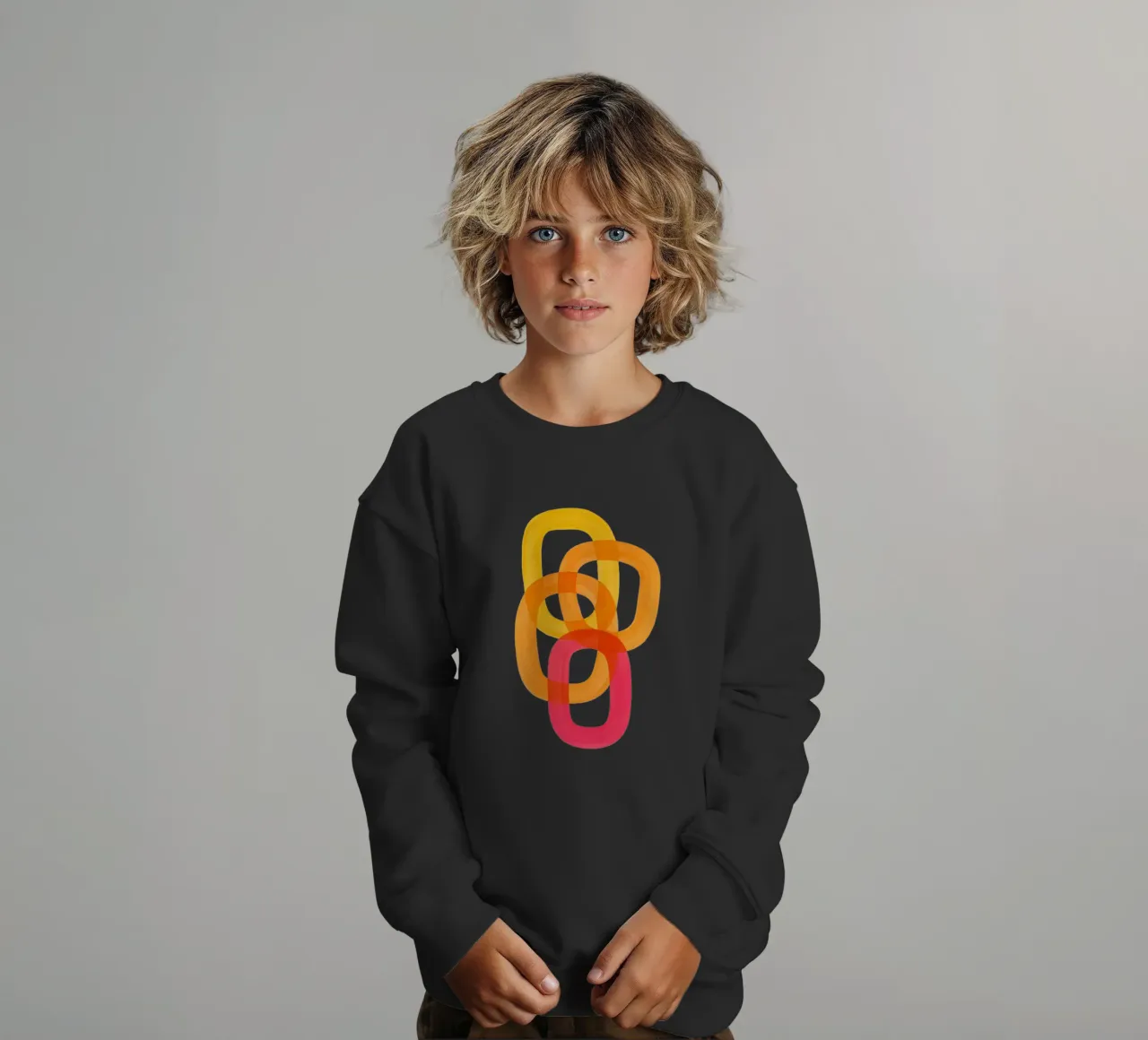 Solar Loops - Flow Form Series felpa bambino da SMPLE