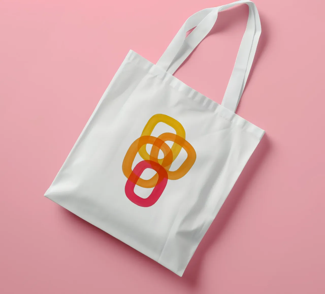 Solar Loops - Flow Form Series borsa in juta da SMPLE