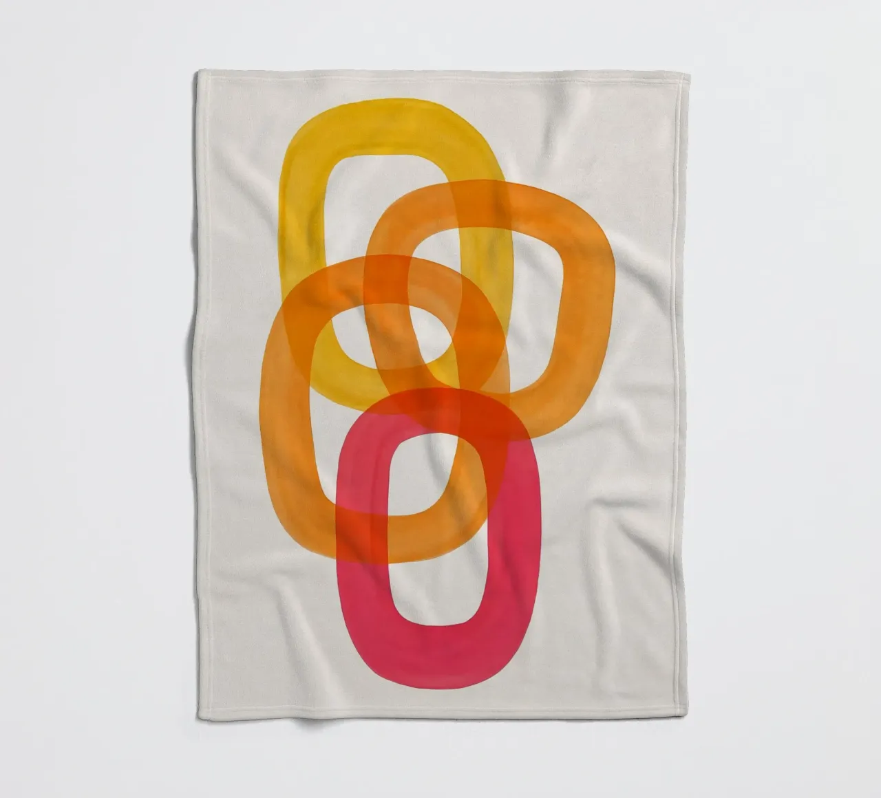 Solar Loops - Flow Form Series Fleecedecke von SMPLE