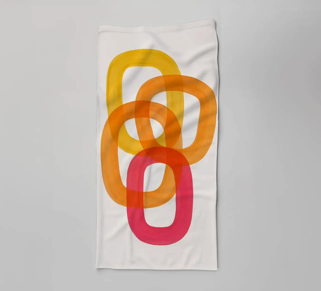 Solar Loops - Flow Form Series Handtuch von SMPLE