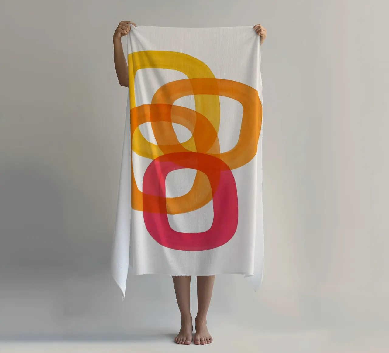 Solar Loops - Flow Form Series strandhanddoek van SMPLE