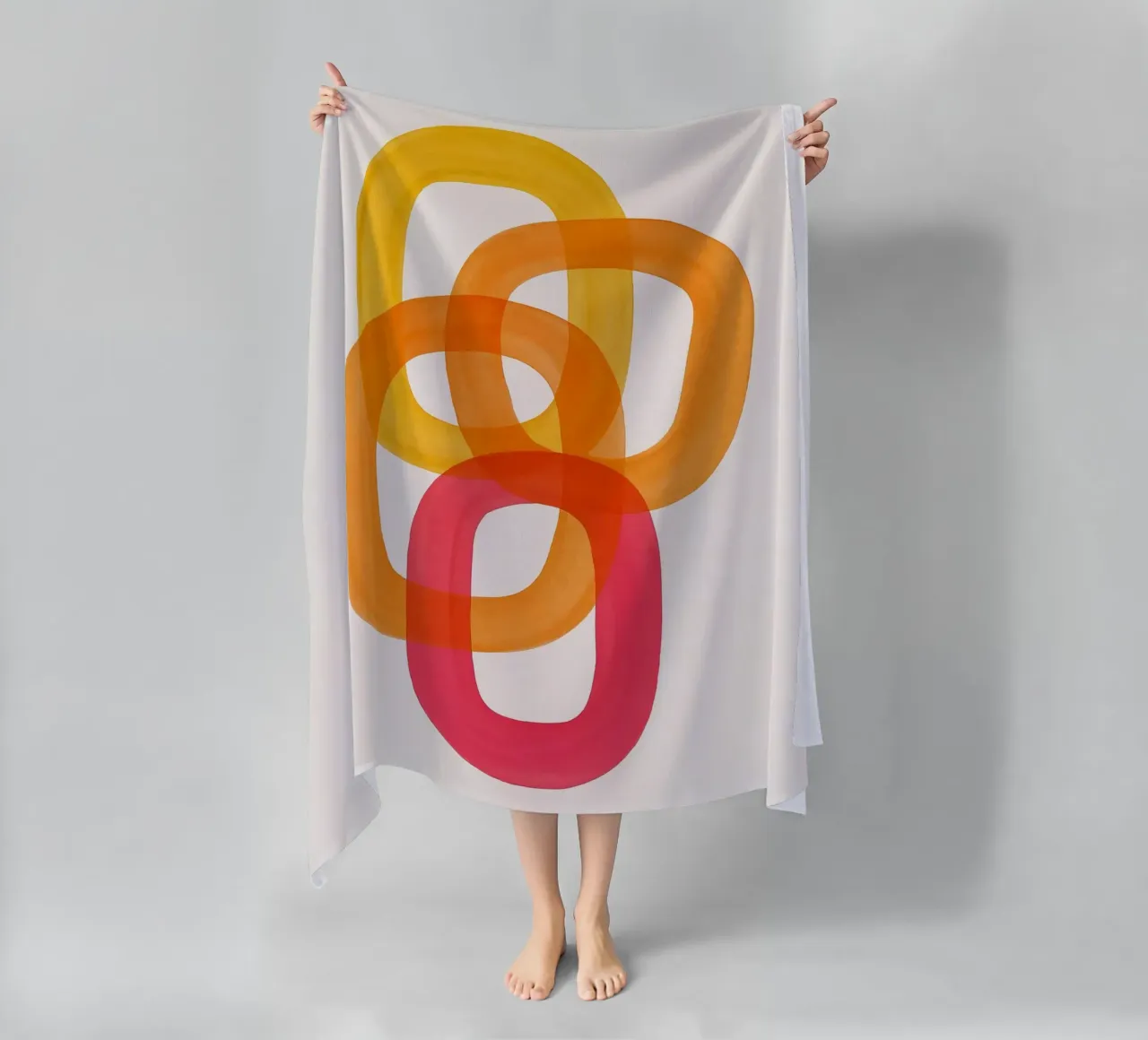 Solar Loops - Flow Form Series strandhanddoek van SMPLE