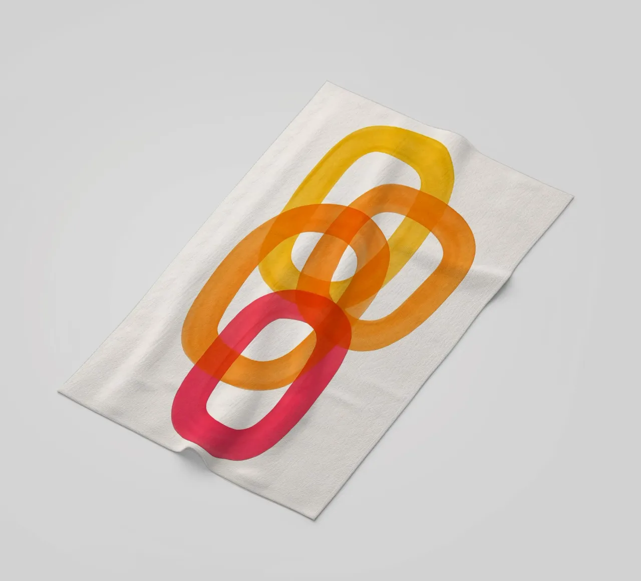 Solar Loops - Flow Form Series strandhanddoek van SMPLE