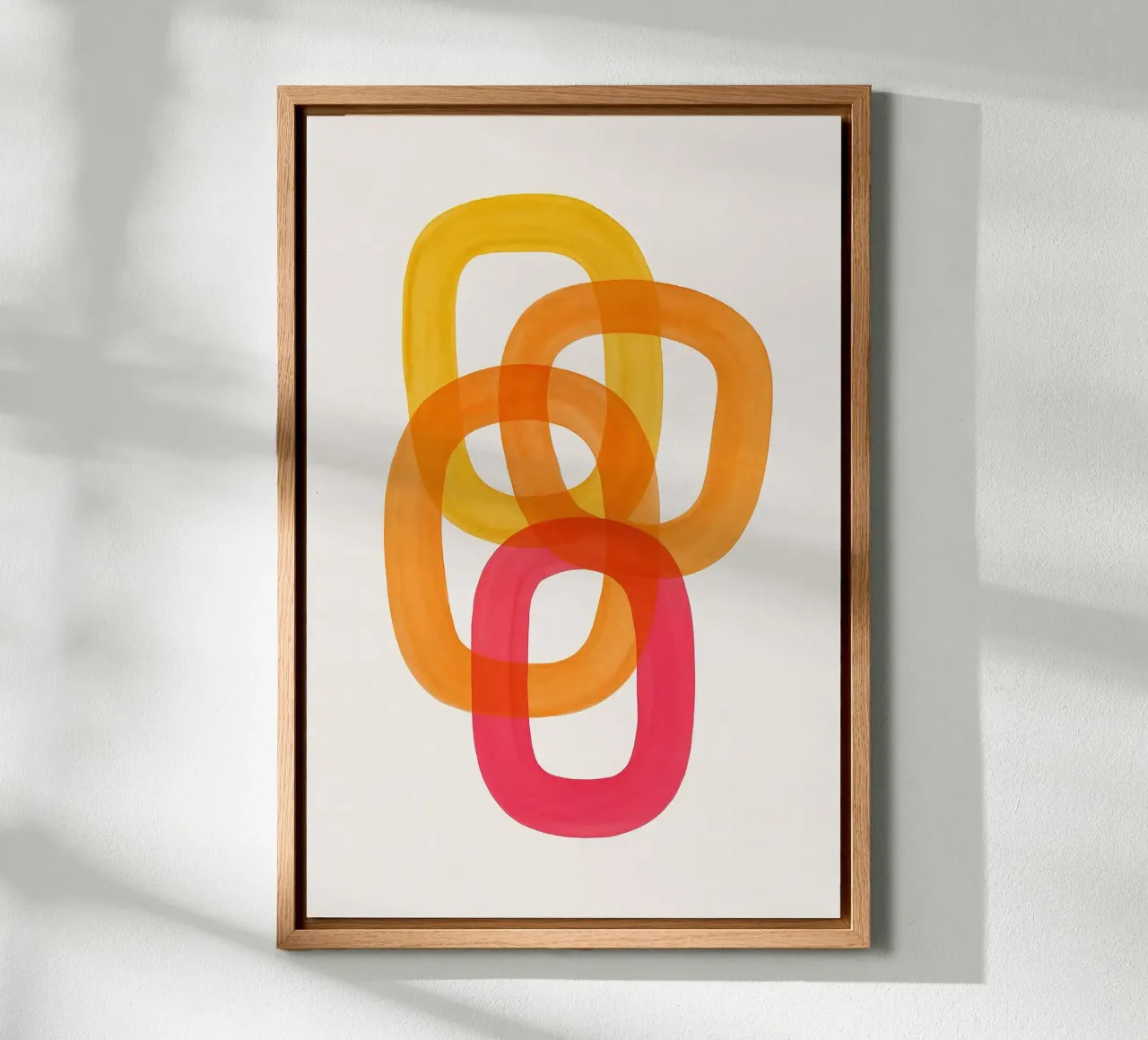 Solar Loops - Flow Form Series canvas by SMPLE