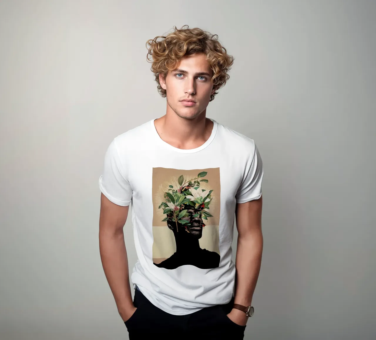 Birds Are My Real Origin t-shirt da Frank Moth