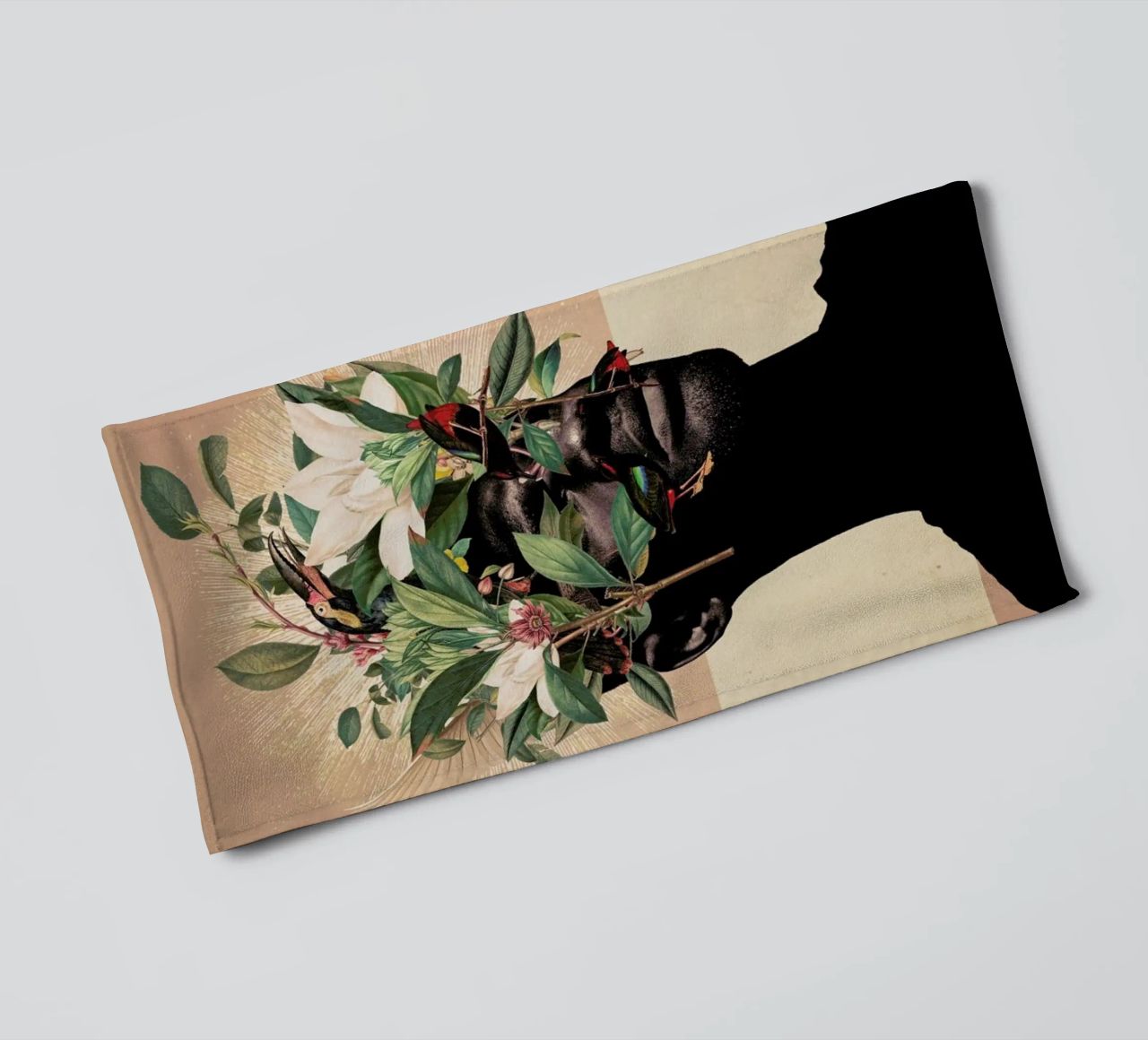 Birds Are My Real Origin towel by Frank Moth