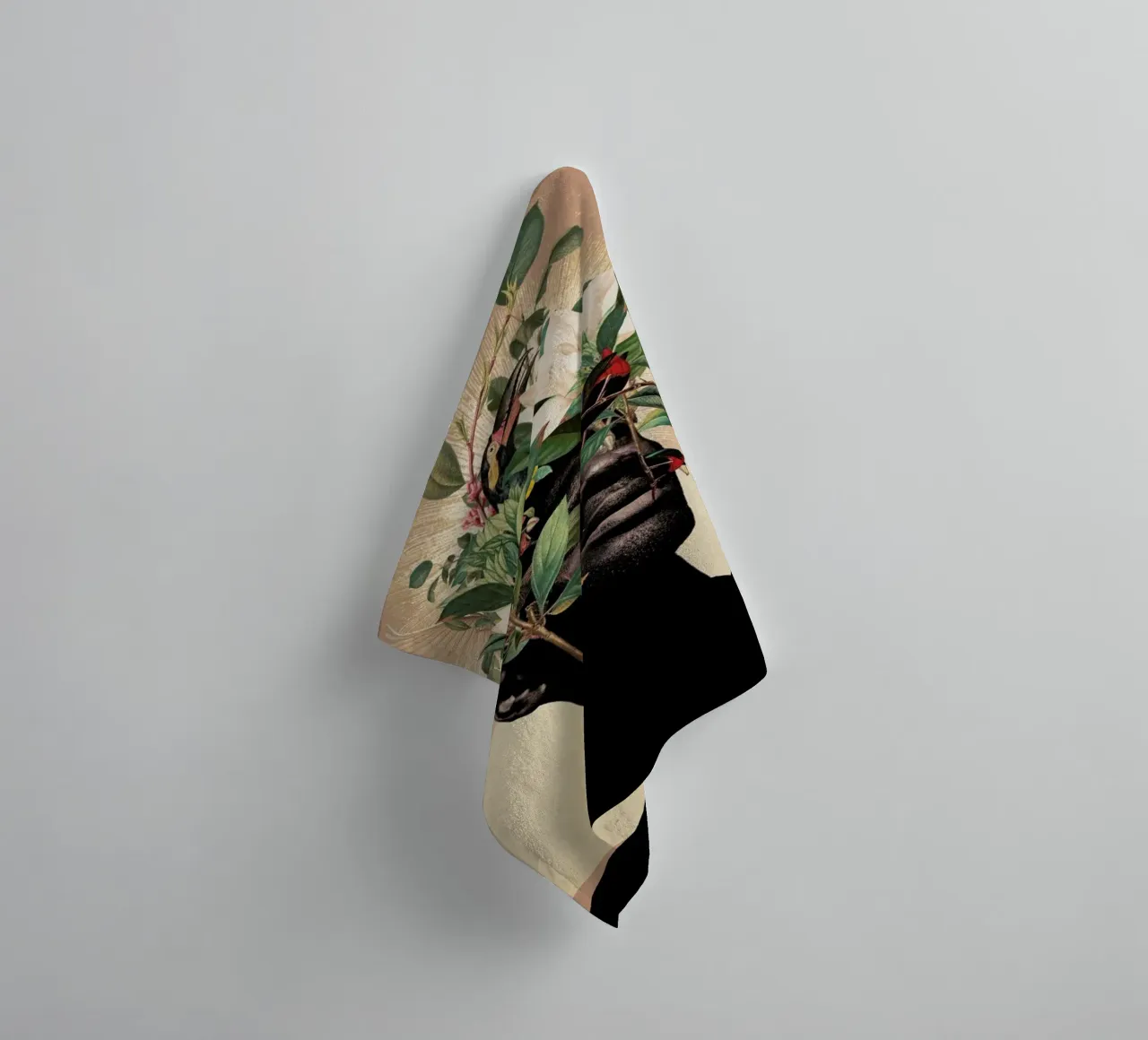 Birds Are My Real Origin toalla de baño de Frank Moth