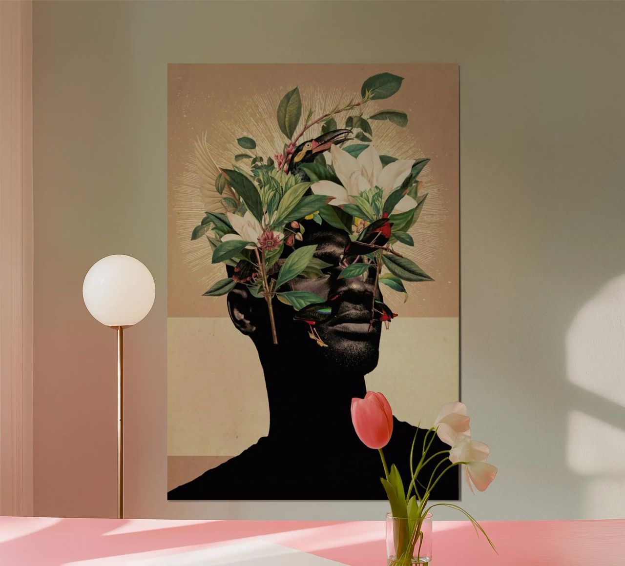 Birds Are My Real Origin poster van Frank Moth