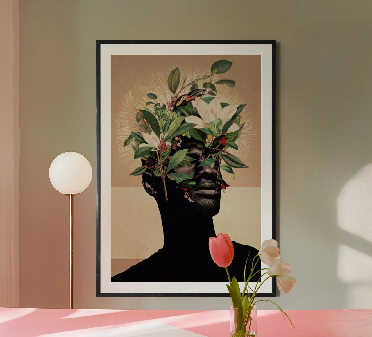 Birds Are My Real Origin poster van Frank Moth