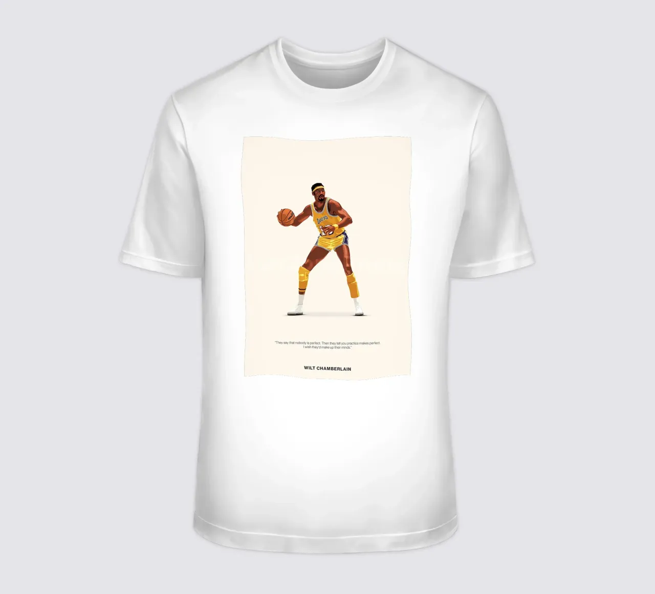Wilt Chamberlain t-shirt da Attaboy Dsgn