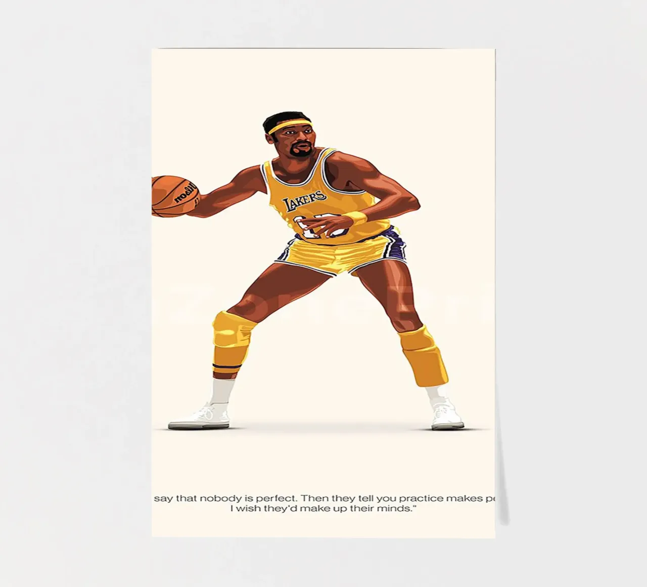 Wilt Chamberlain sticker sheet by Attaboy Dsgn