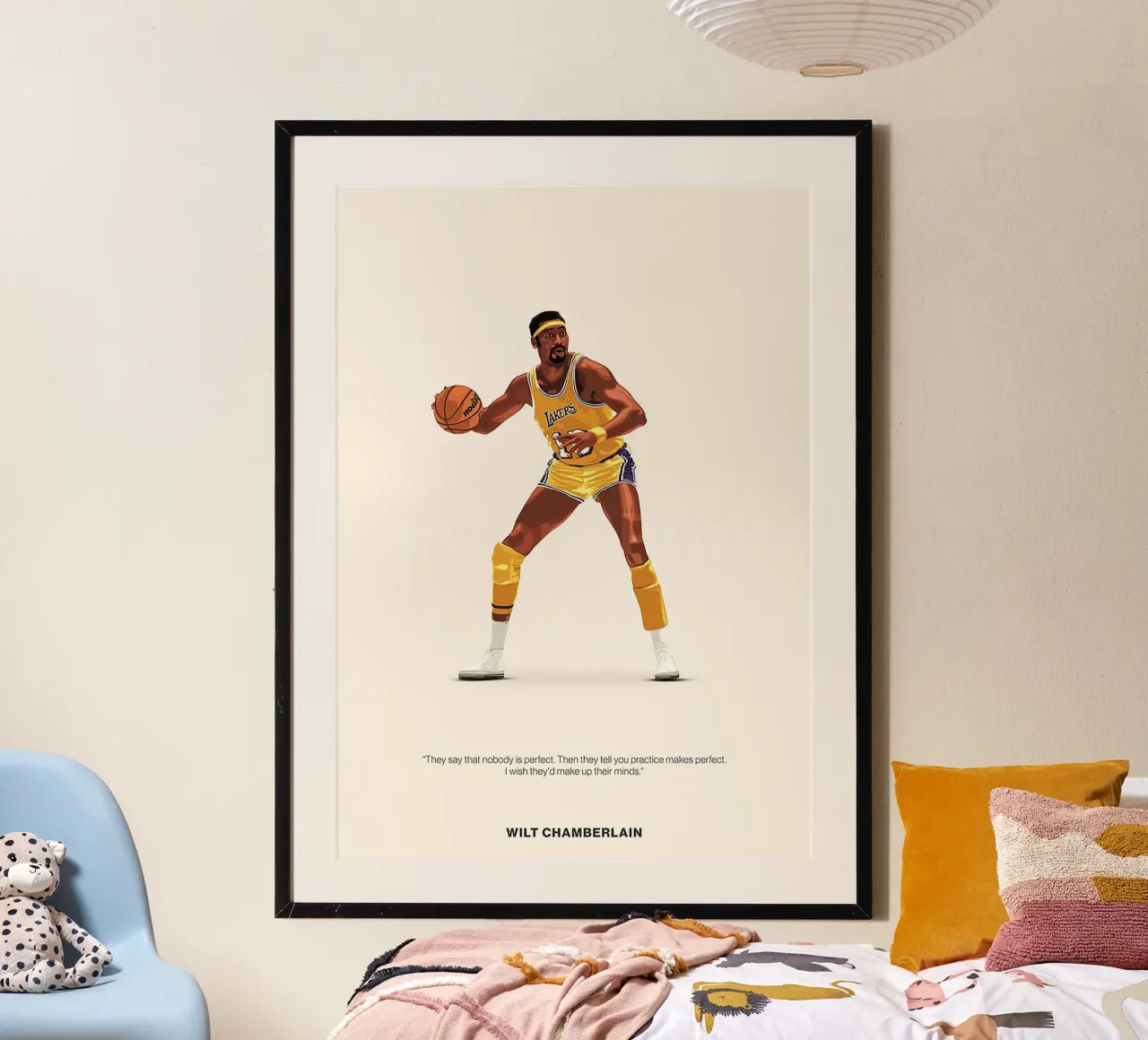 Wilt Chamberlain carta hahnemühle da Attaboy Dsgn