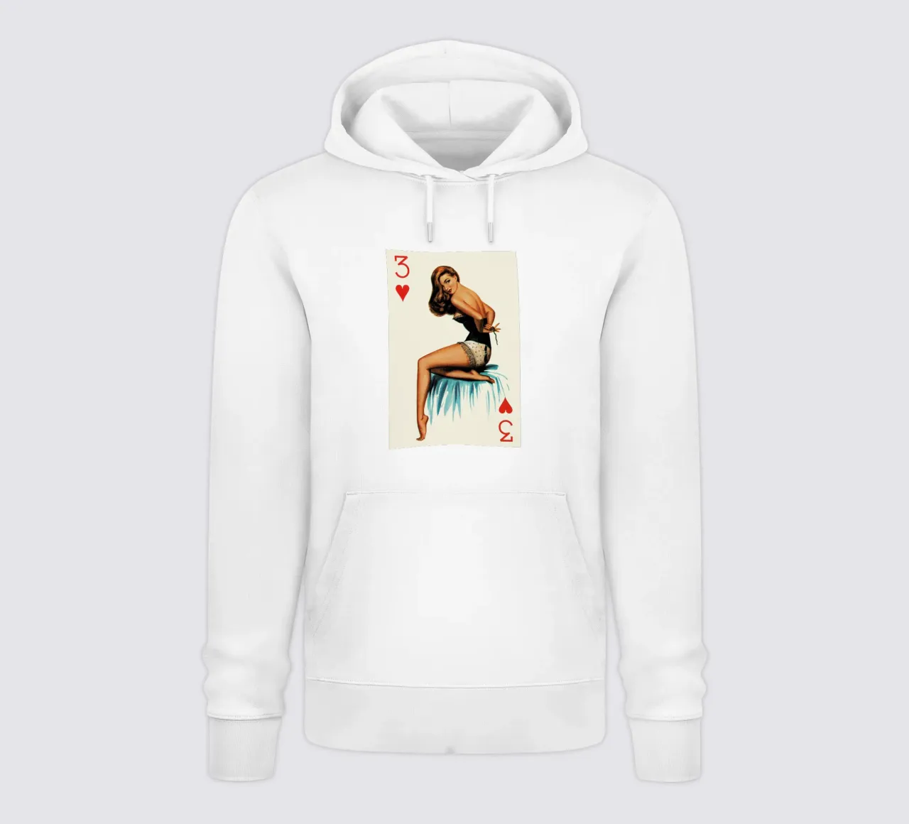 Just three buttons to go felpa con cappuccio da Hemingway Design