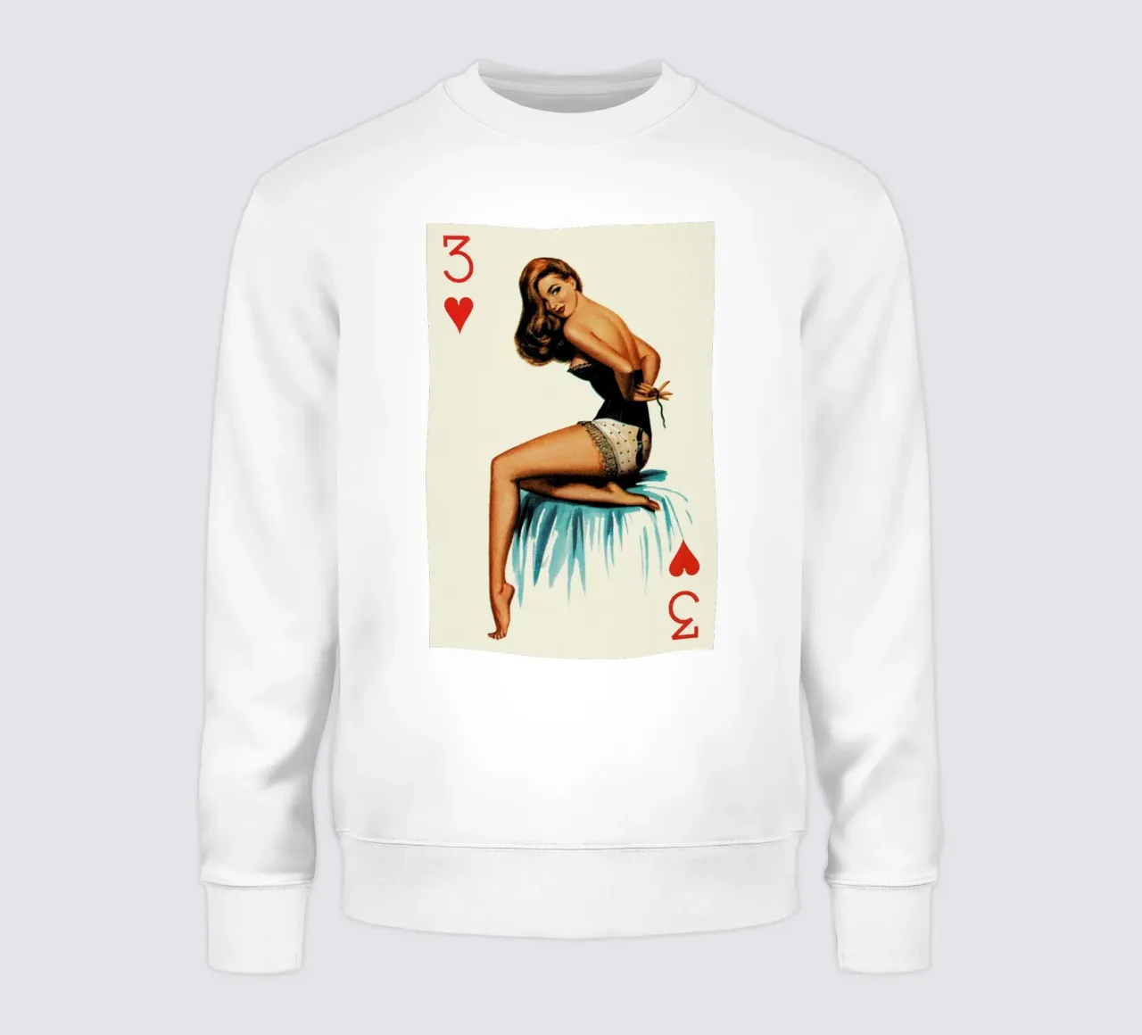 Just three buttons to go Sweatshirt von Hemingway Design