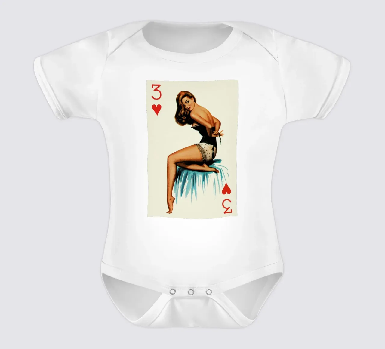 Just three buttons to go Kurzarm Babybody von Hemingway Design