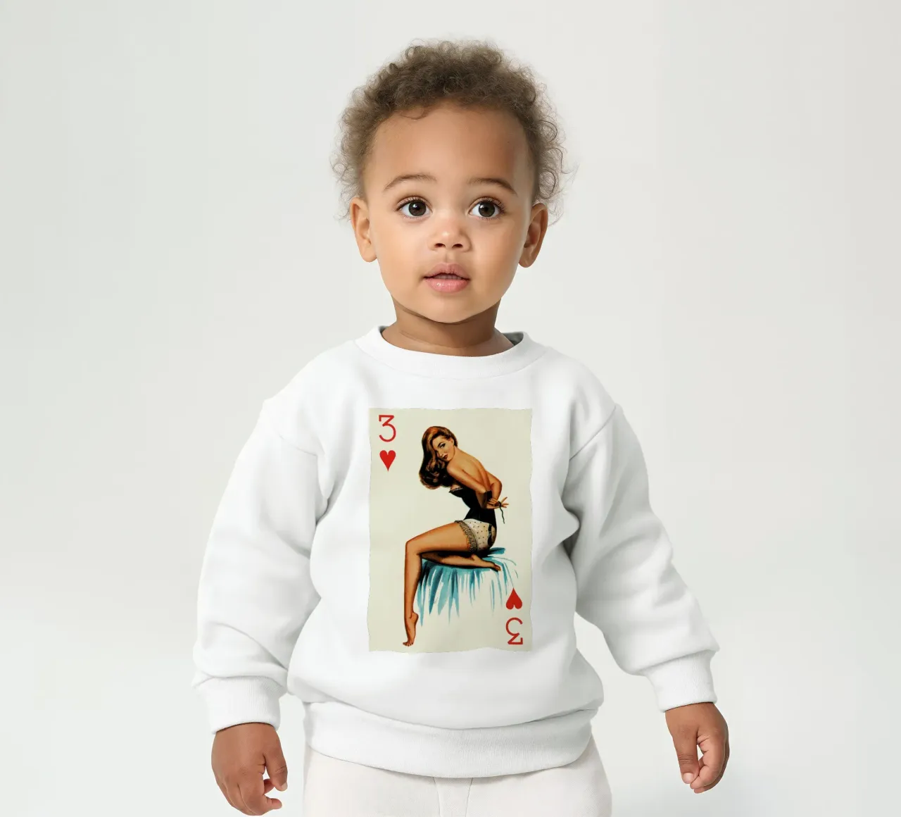 Just three buttons to go Baby Sweatshirt von Hemingway Design