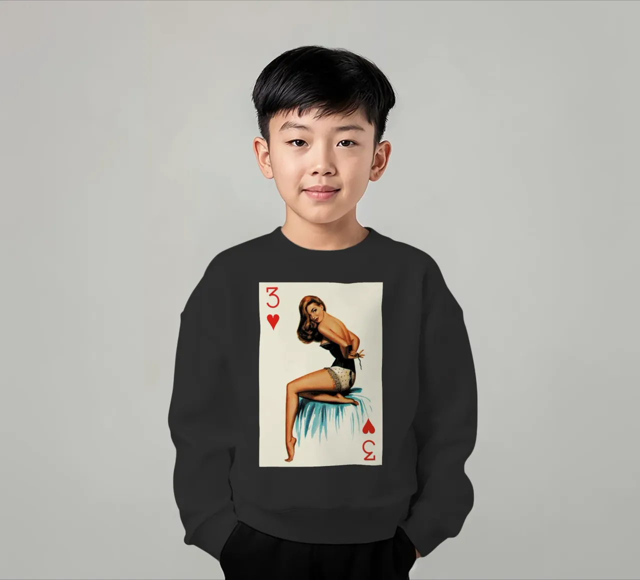 Just three buttons to go felpa bambino da Hemingway Design