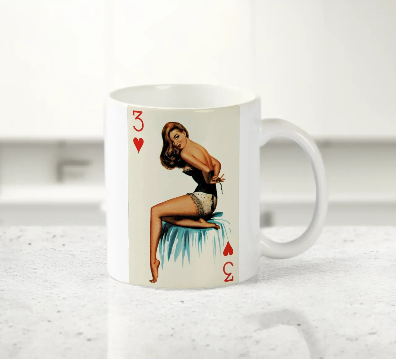 Just three buttons to go mug en céramique de Hemingway Design