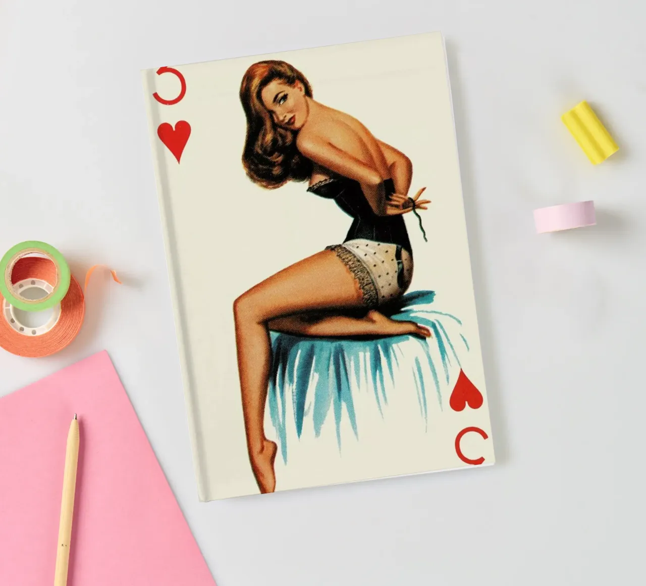 Just three buttons to go notebook by Hemingway Design