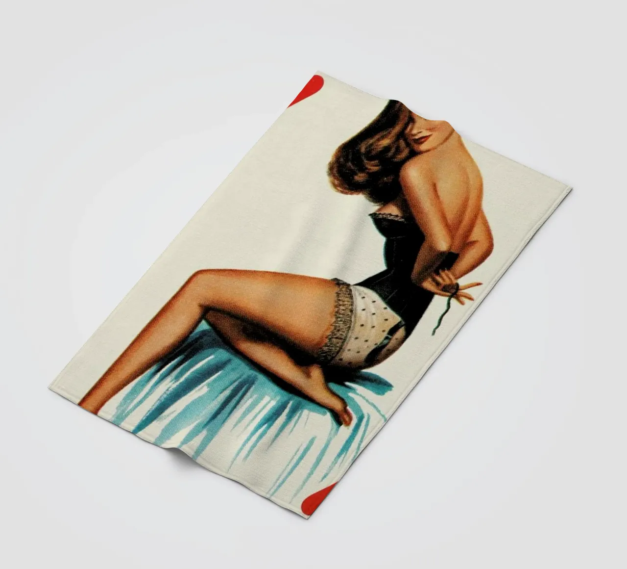 Just three buttons to go coperta in pile da Hemingway Design