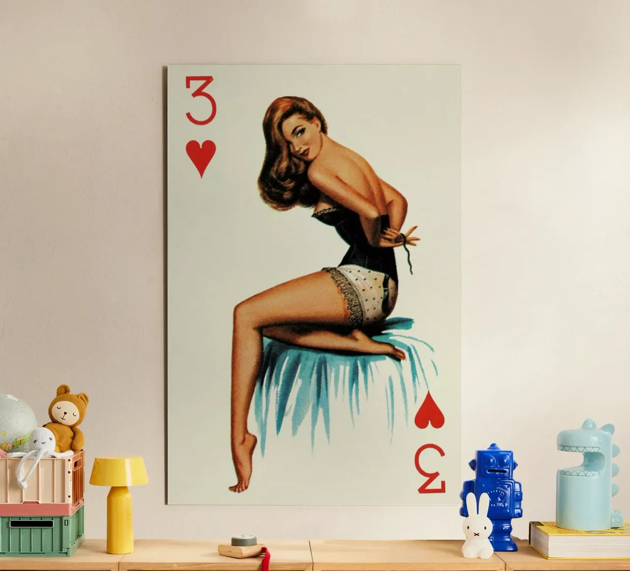 Just three buttons to go alluminio dibond da Hemingway Design