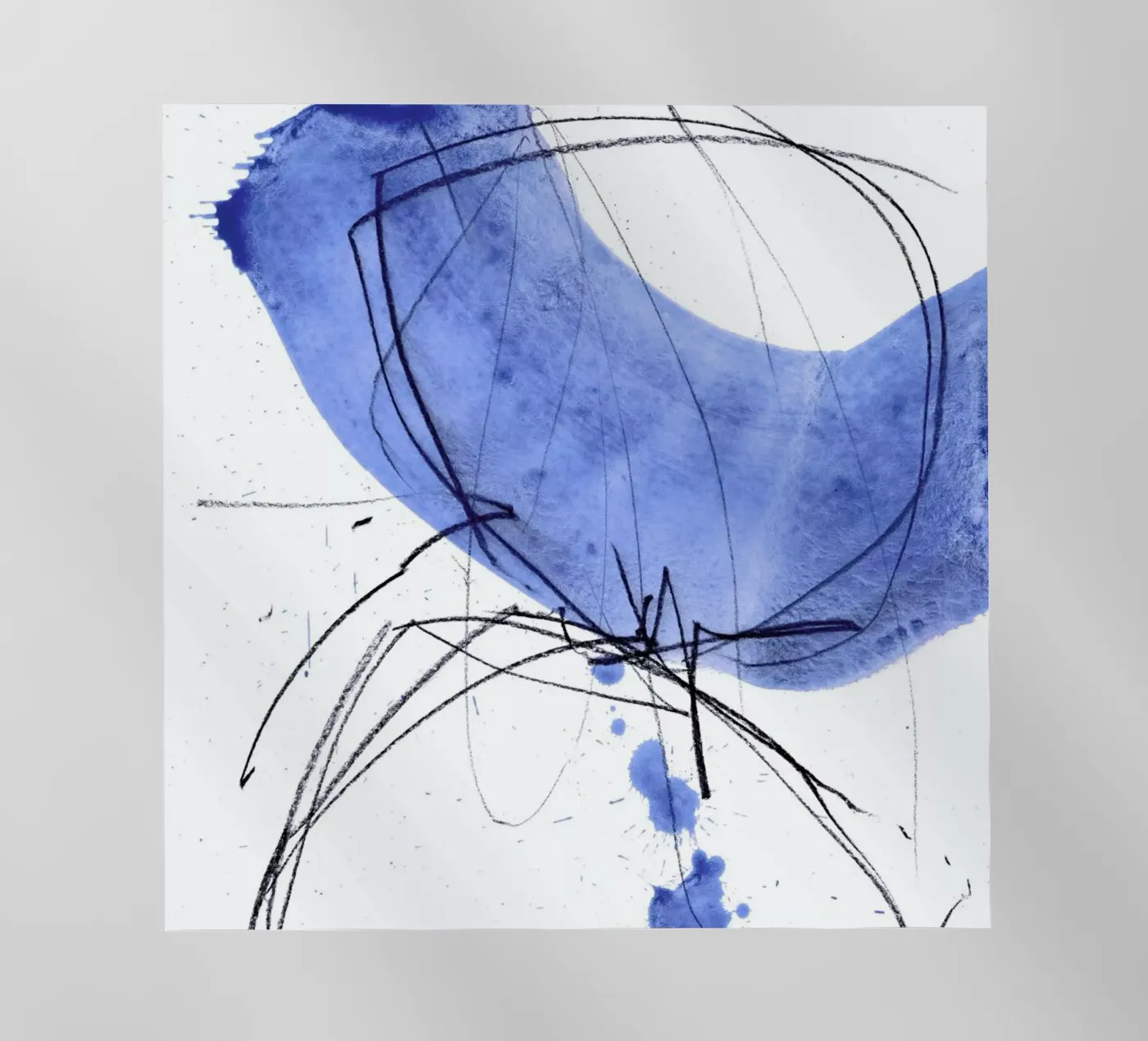 Blue pellicola backlit da IRIS LEHNHARDT FINE ART